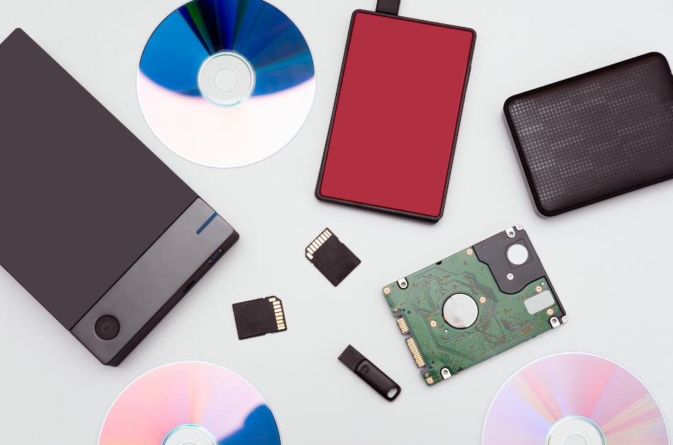 A Southern Oregon photo manager shows a variety of outdated technology and devices that hold our memories.
